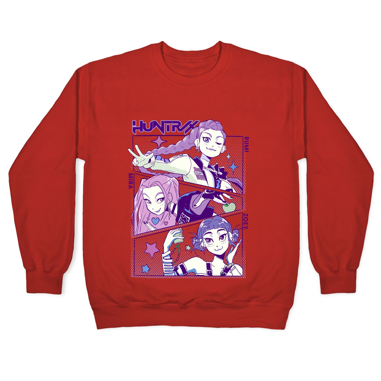 Huntrix Kpop Crewneck Sweatshirt