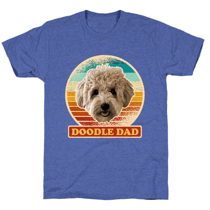 Doodle Dad Unisex Triblend Tee