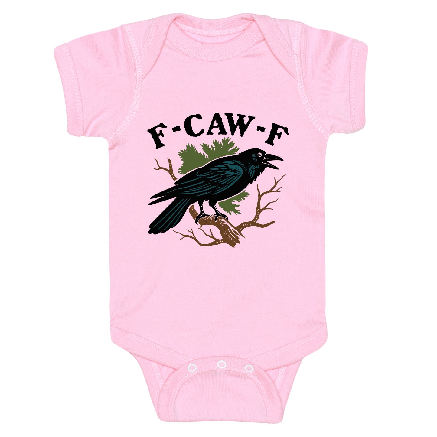 F Caw F Baby One-Piece
