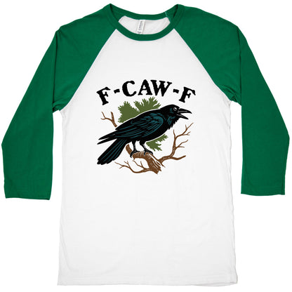 F Caw F Baseball Tee