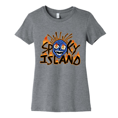 Spooky Island Womens Cotton Tee