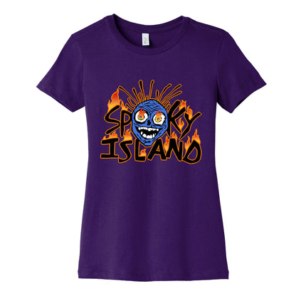 Spooky Island Womens Cotton Tee