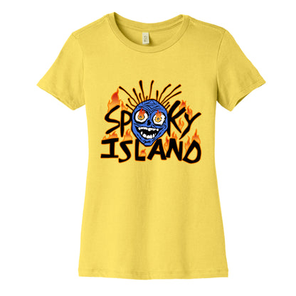 Spooky Island Womens Cotton Tee