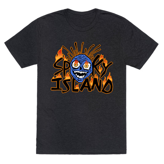 Spooky Island Unisex Triblend Tee