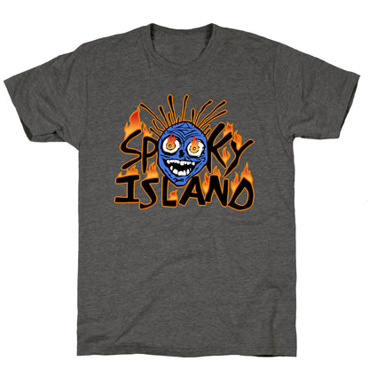Spooky Island Unisex Triblend Tee