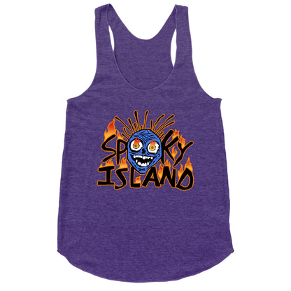Spooky Island Racerback Tank