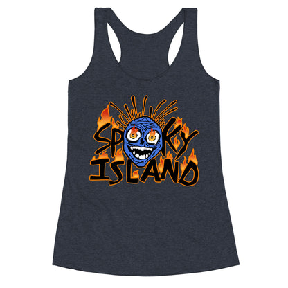 Spooky Island Racerback Tank