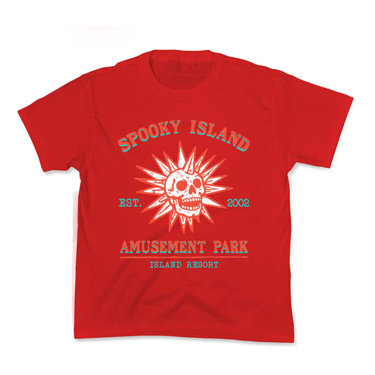 Spooky Island Retro Kids Tee