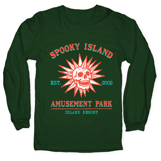 Spooky Island Retro Longsleeve Tee