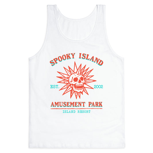 Spooky Island Retro Tank Top