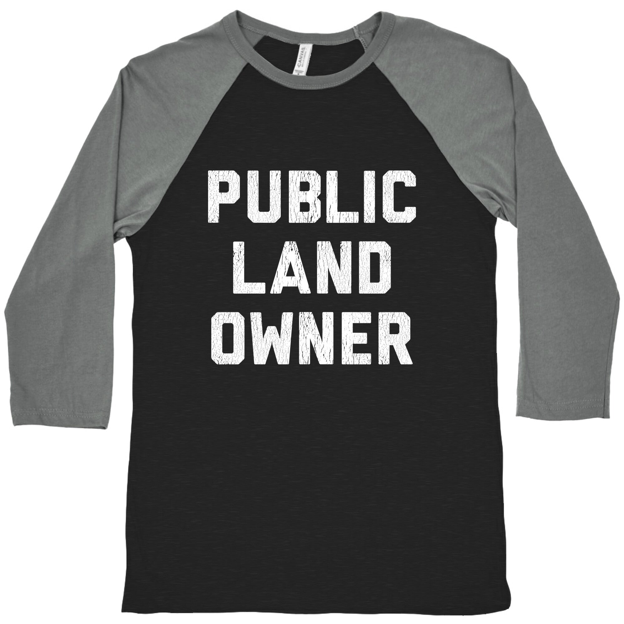 Public Land Owner Baseball Tee