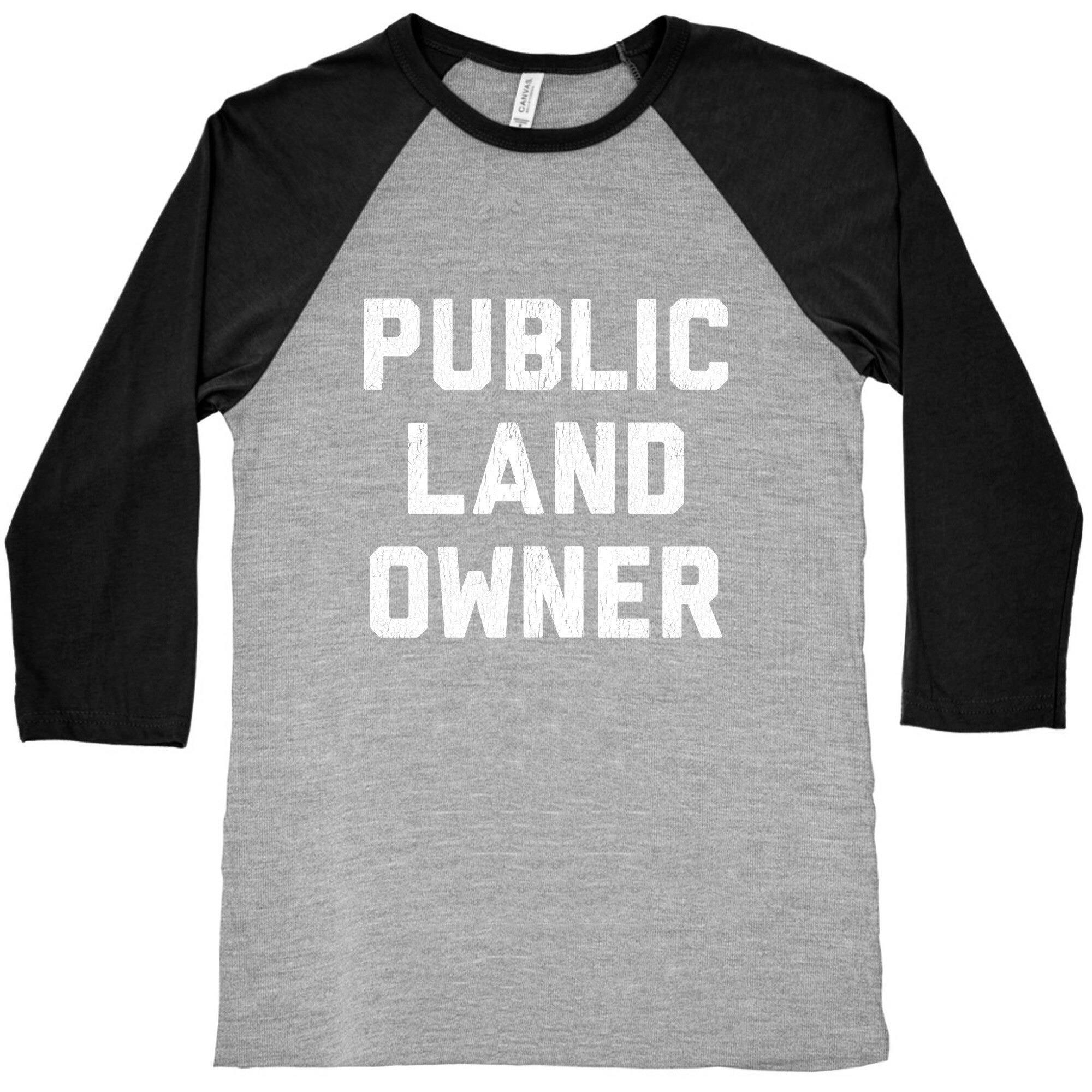Public Land Owner Baseball Tee