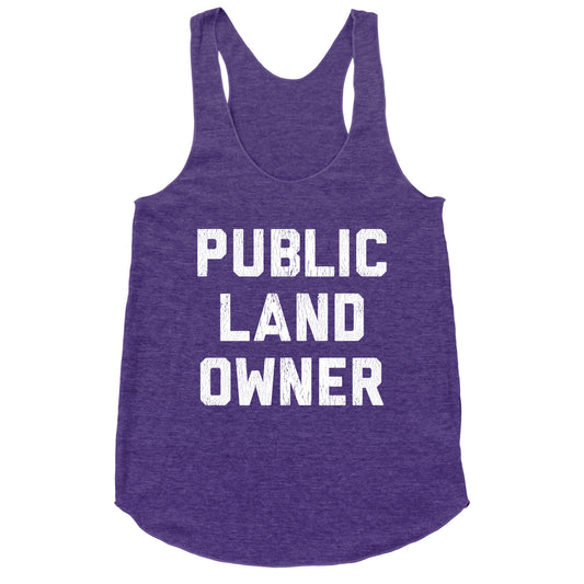 Public Land Owner Racerback Tank