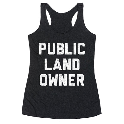 Public Land Owner Racerback Tank
