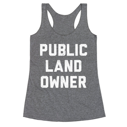 Public Land Owner Racerback Tank