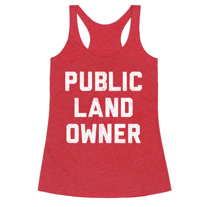 Public Land Owner Racerback Tank