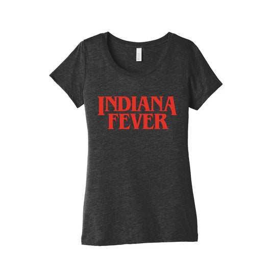 Stranger Things Indiana Fever Womens Triblend Tee