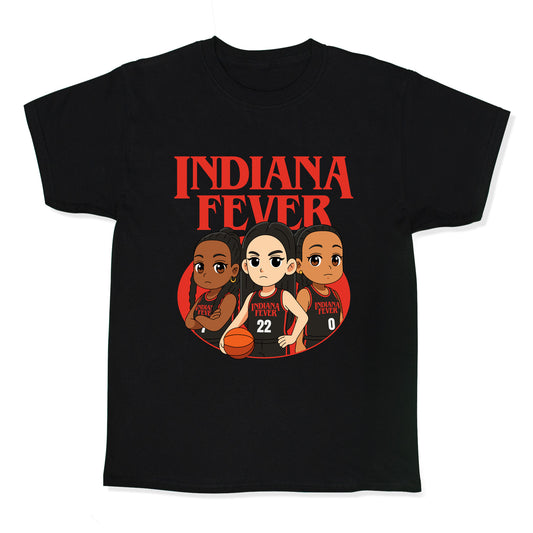 Indiana Fever Stranger Things Kids Tee