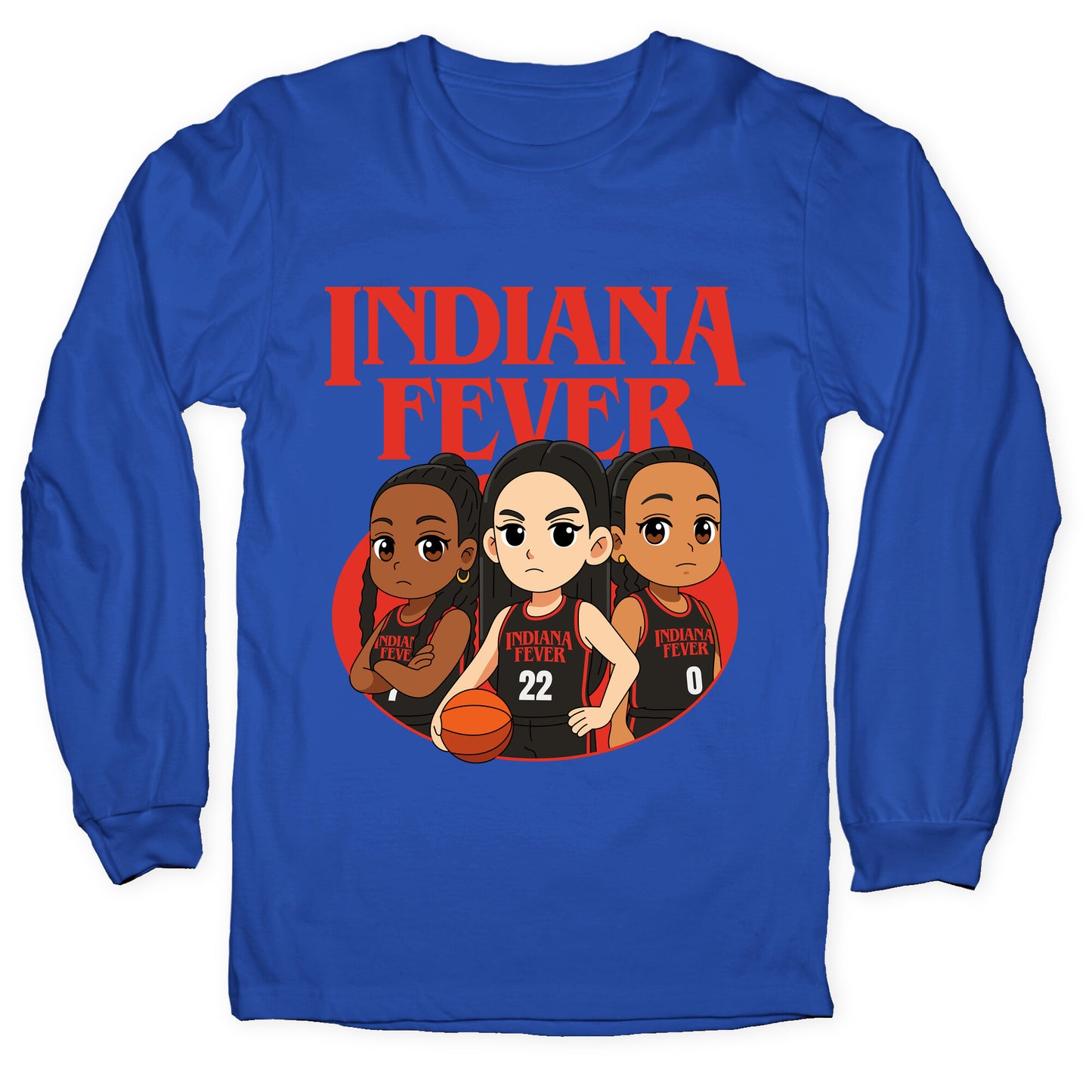 Indiana Fever Stranger Things Longsleeve Tee