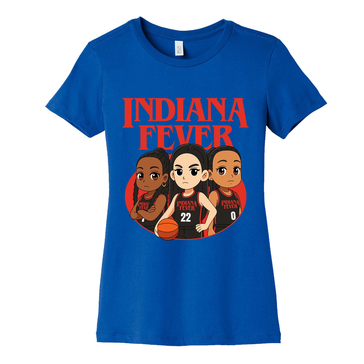 Indiana Fever Stranger Things Womens Cotton Tee