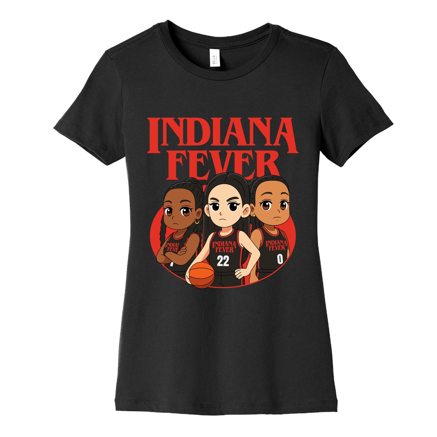 Indiana Fever Stranger Things Womens Cotton Tee