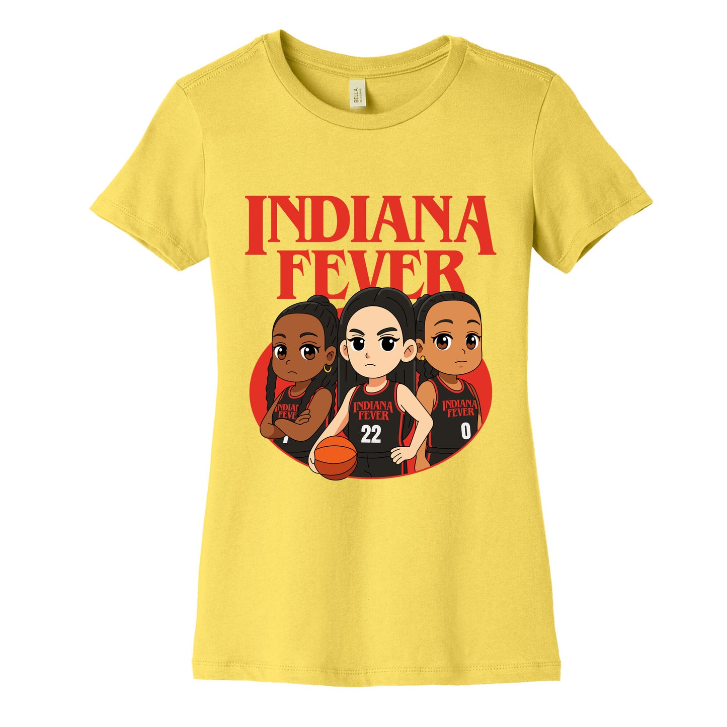 Indiana Fever Stranger Things Womens Cotton Tee