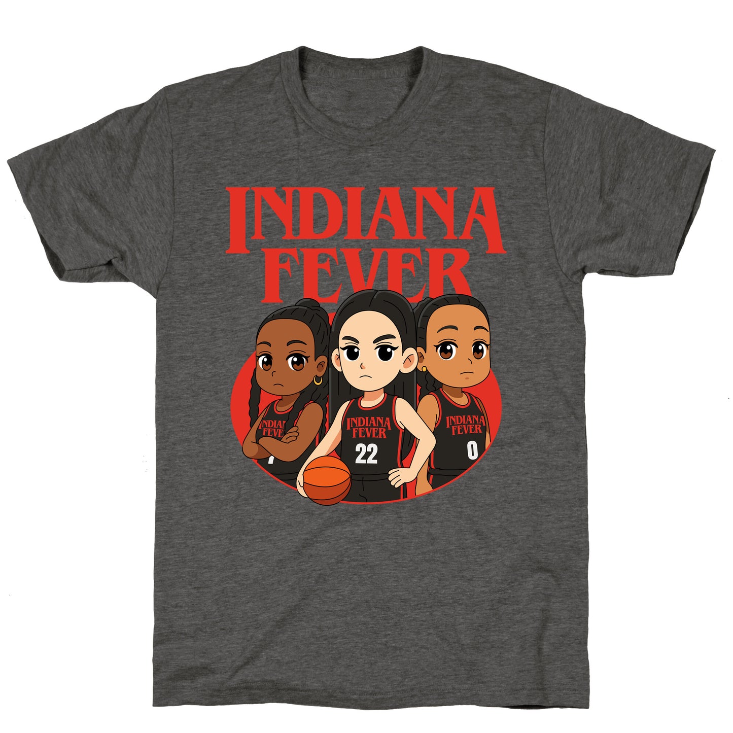 Indiana Fever Stranger Things Unisex Triblend Tee