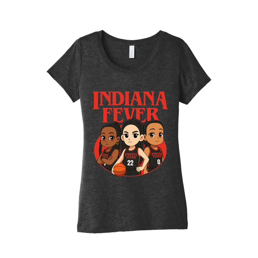Indiana Fever Stranger Things Womens Triblend Tee