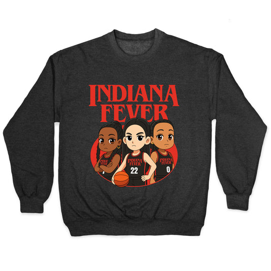 Indiana Fever Stranger Things Crewneck Sweatshirt