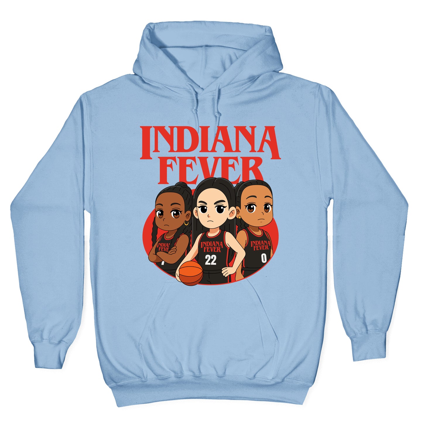 Indiana Fever Stranger Things Hoodie