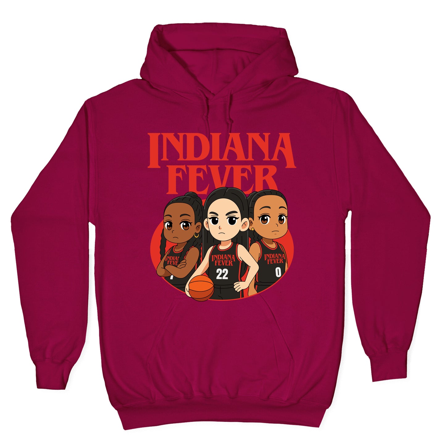 Indiana Fever Stranger Things Hoodie