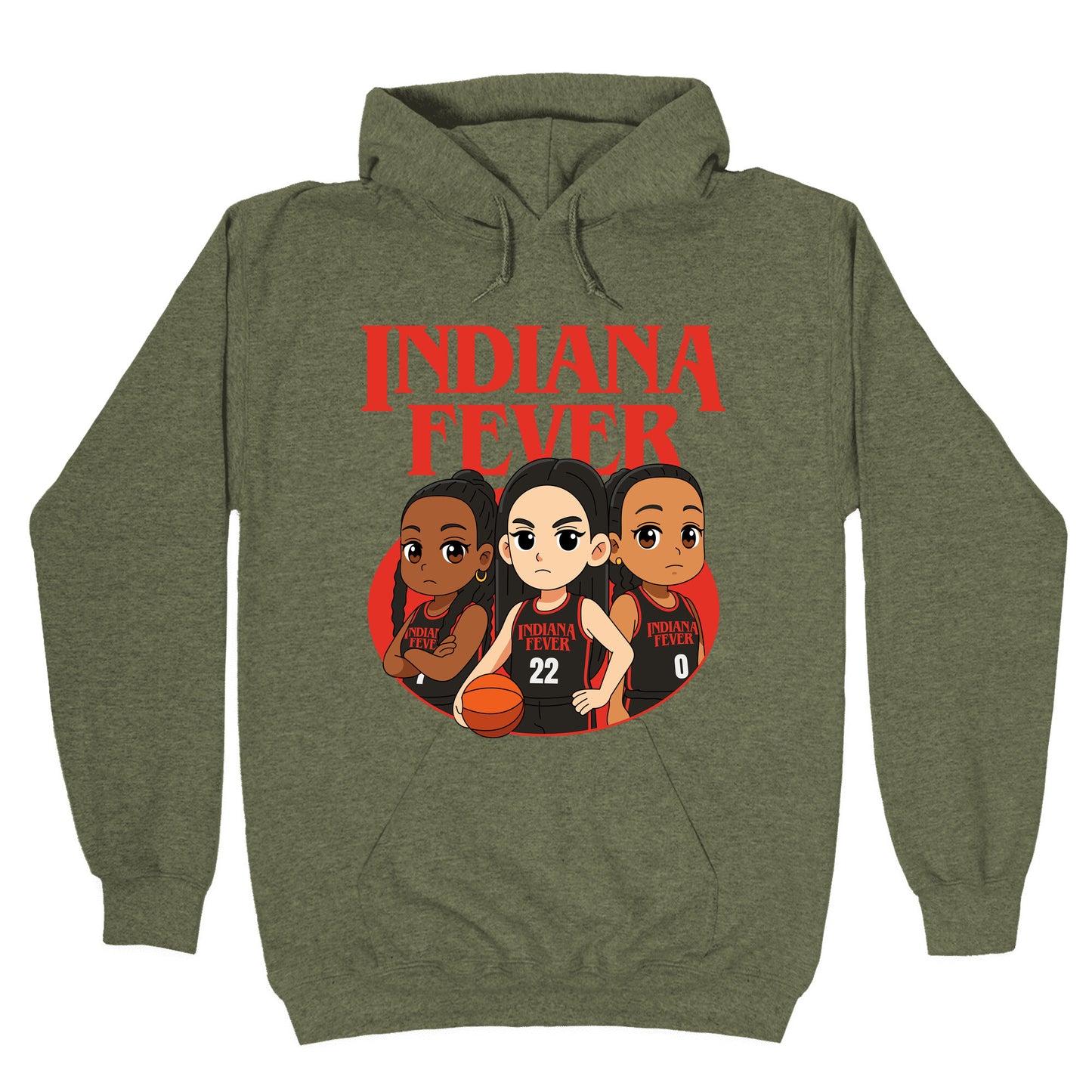 Indiana Fever Stranger Things Hoodie
