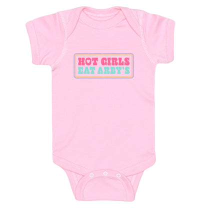 Hot Girls Eat Arbys Colorful Baby One-Piece
