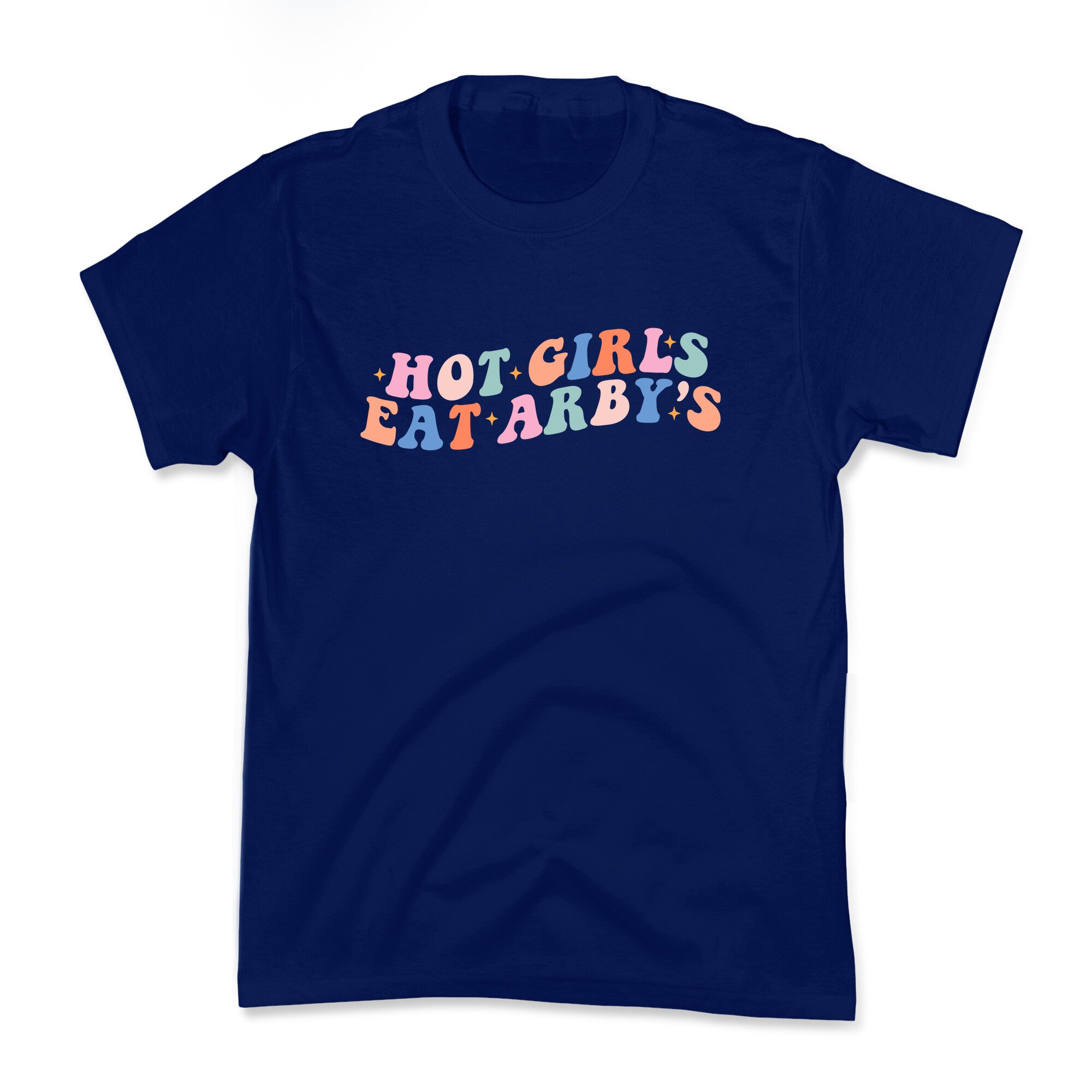 Hot Girls Eat Arbys Retro Kids Tee