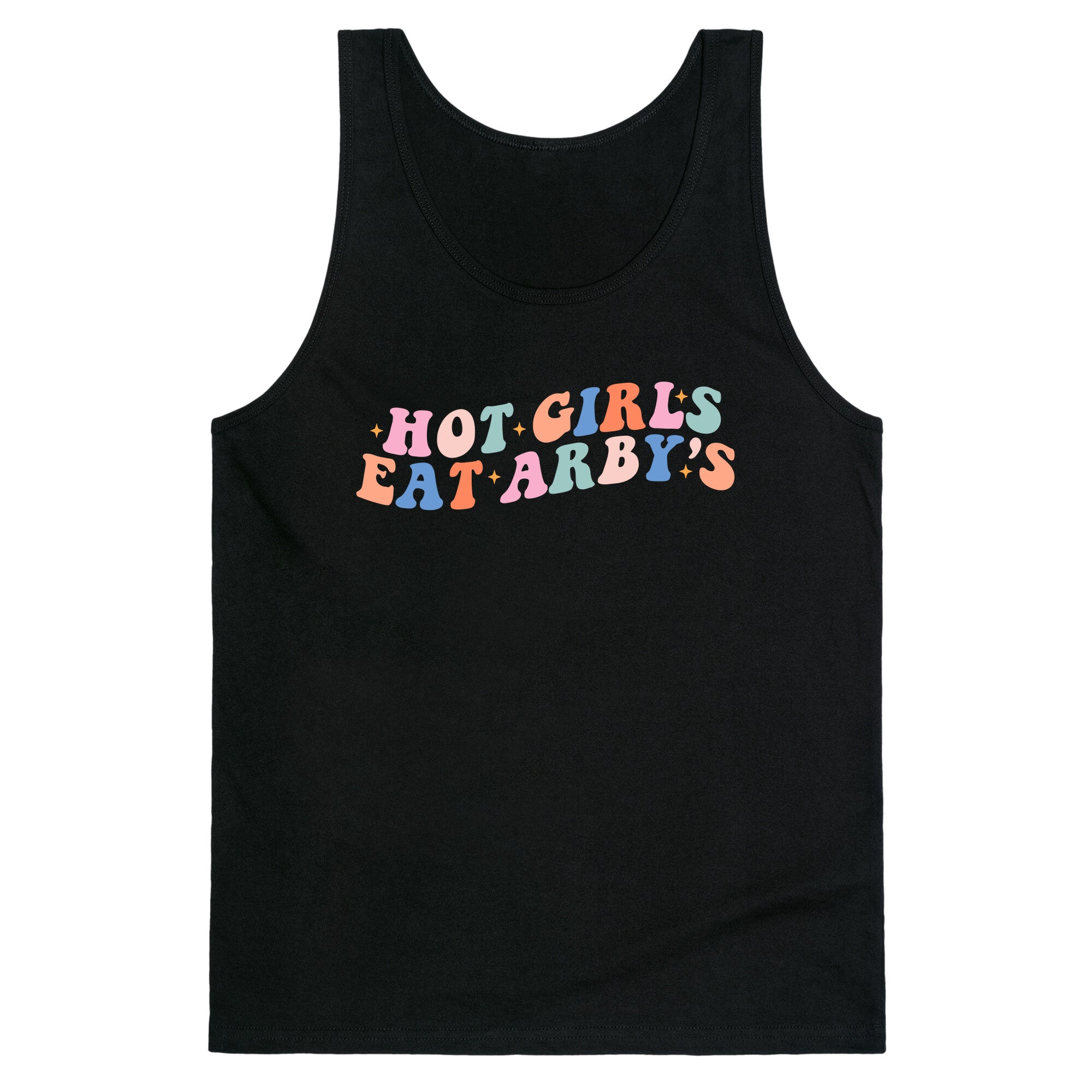 Hot Girls Eat Arbys Retro Tank Top