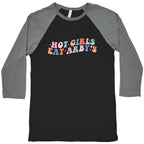 Hot Girls Eat Arbys Retro Baseball Tee