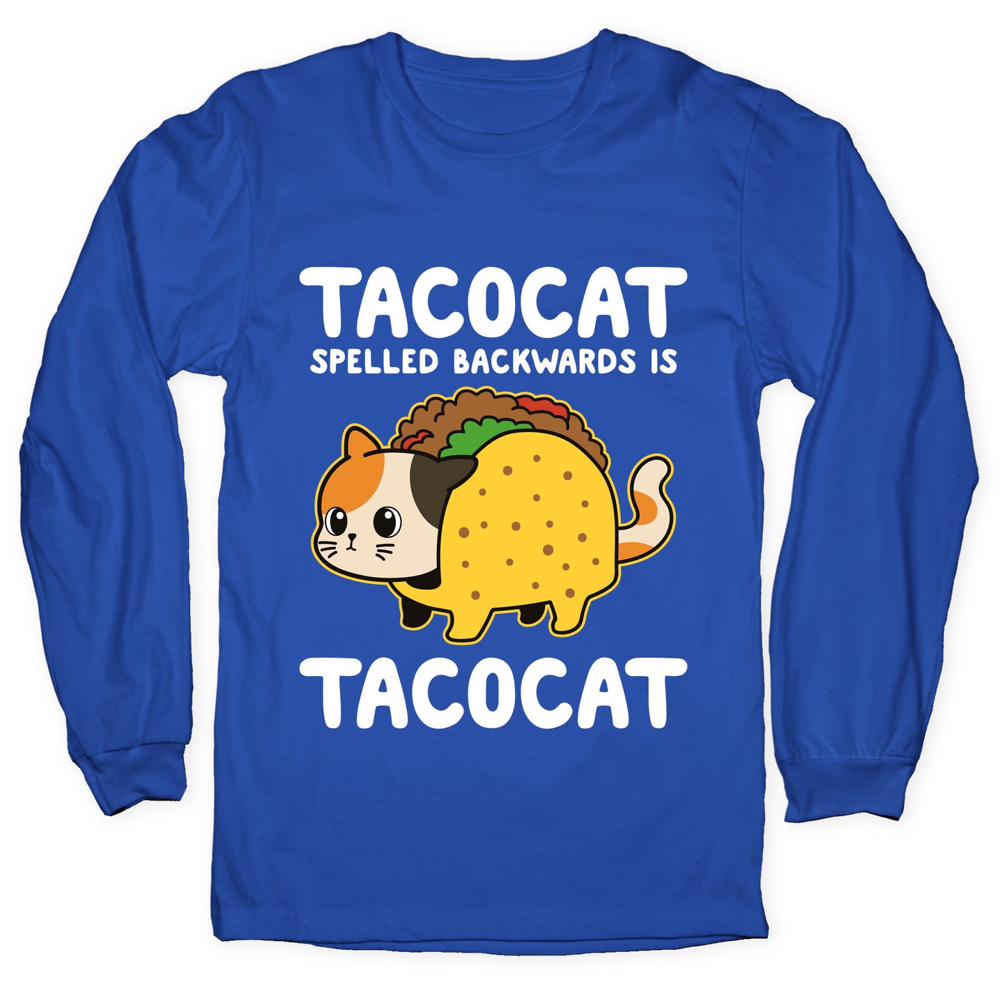 Tacocat Spelled Backwards Longsleeve Tee