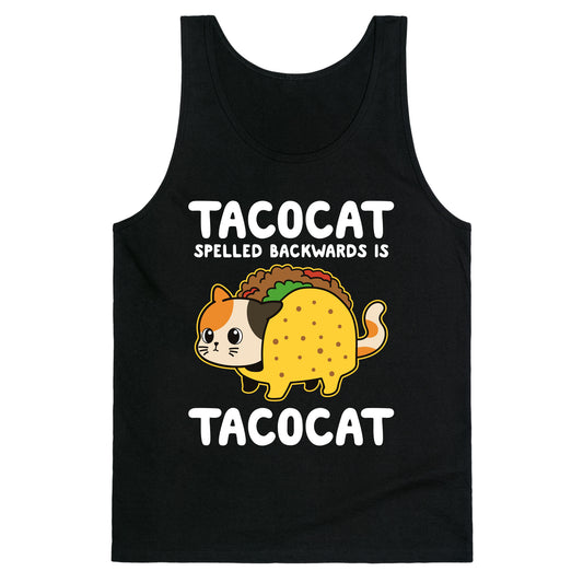 Tacocat Spelled Backwards Tank Top