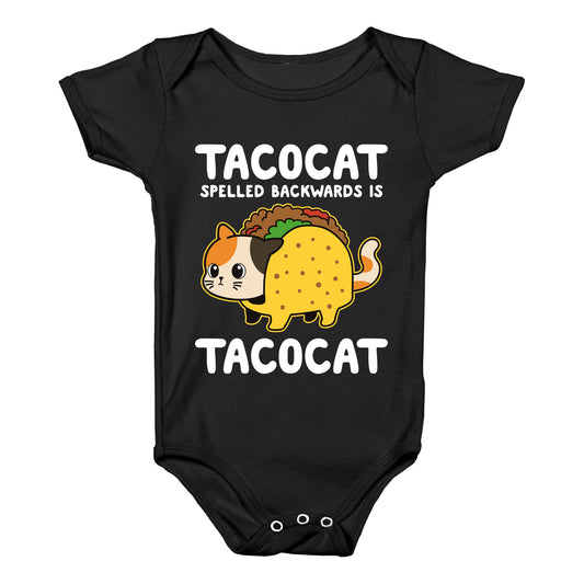 Tacocat Spelled Backwards Baby One-Piece