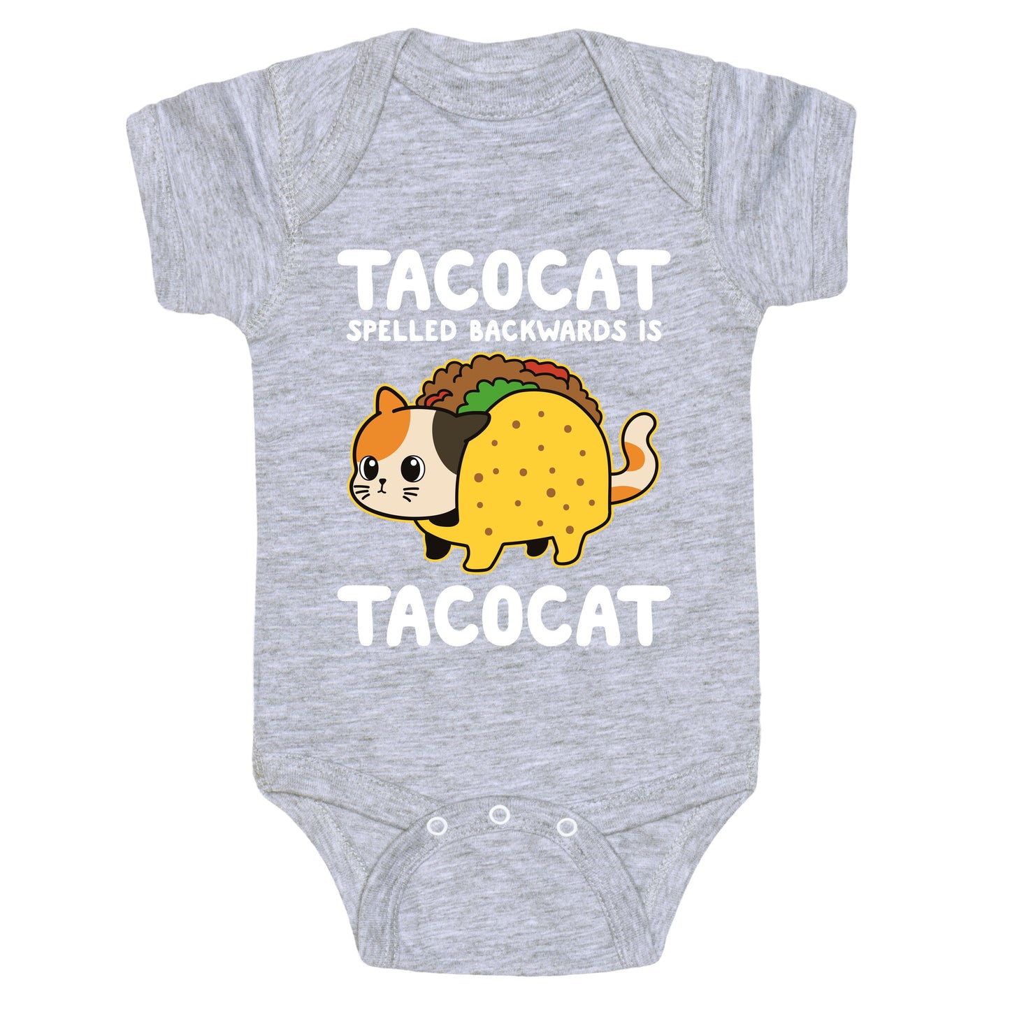 Tacocat Spelled Backwards Baby One-Piece
