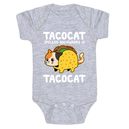 Tacocat Spelled Backwards Baby One-Piece