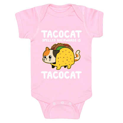 Tacocat Spelled Backwards Baby One-Piece