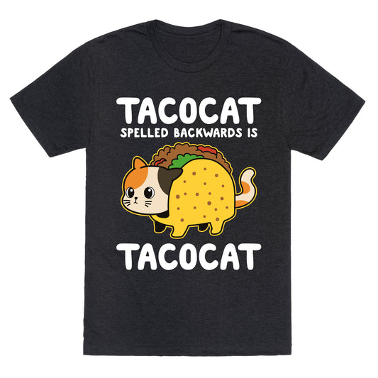 Tacocat Spelled Backwards Unisex Triblend Tee