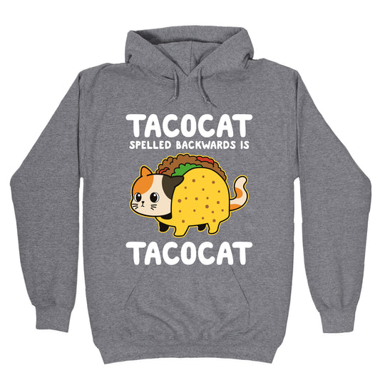 Tacocat Spelled Backwards Hoodie