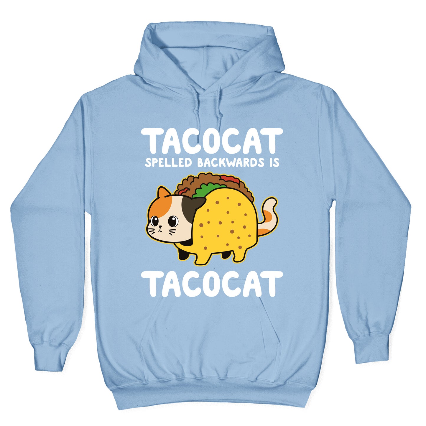 Tacocat Spelled Backwards Hoodie