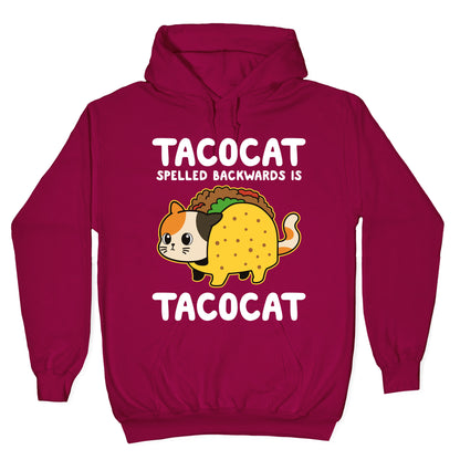 Tacocat Spelled Backwards Hoodie
