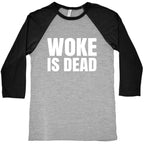 Woke Is Dead Cartman Baseball Tee
