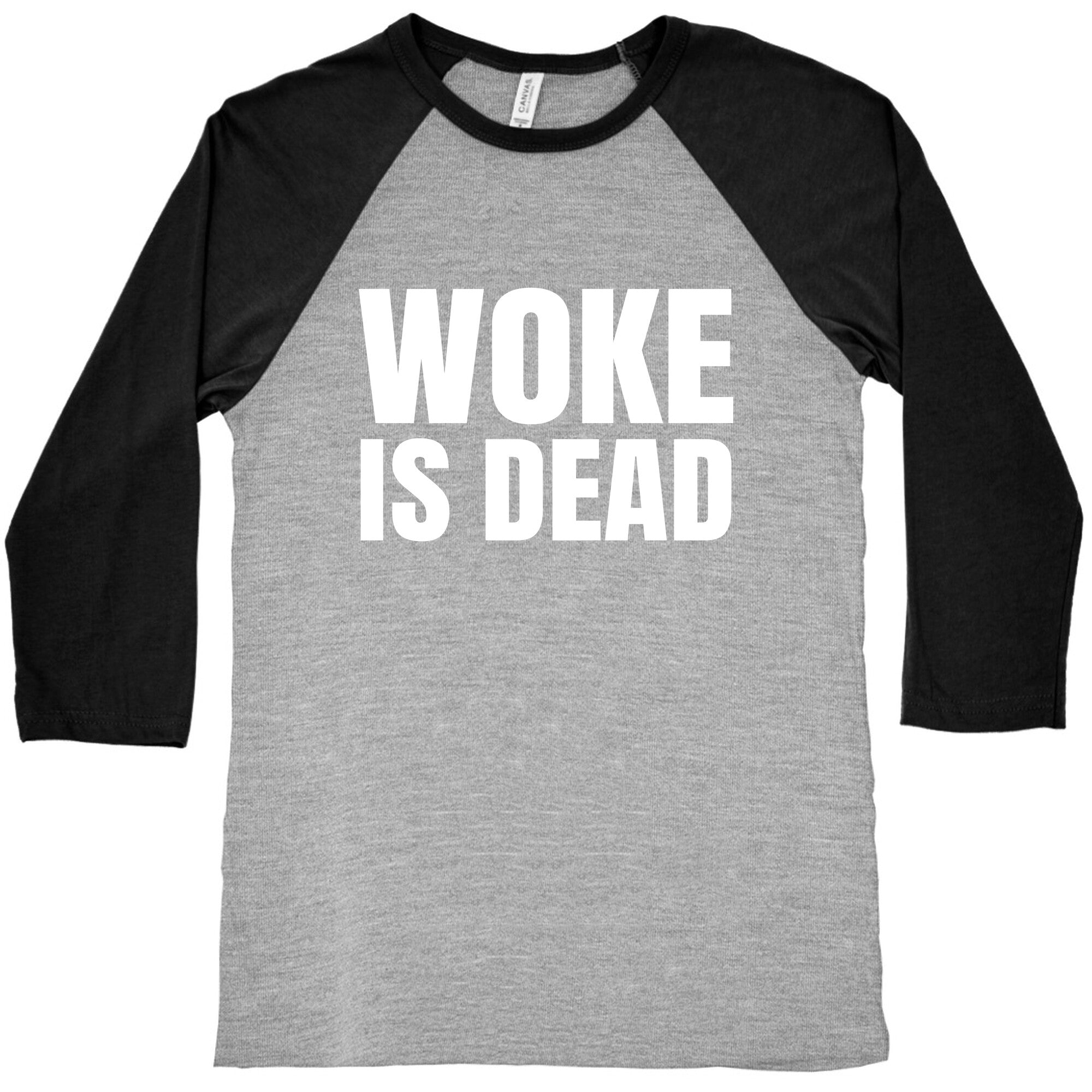Woke Is Dead Cartman Baseball Tee