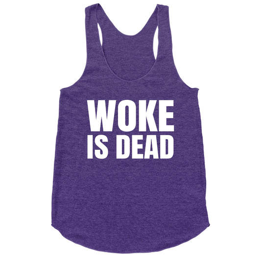 Woke Is Dead Cartman Racerback Tank