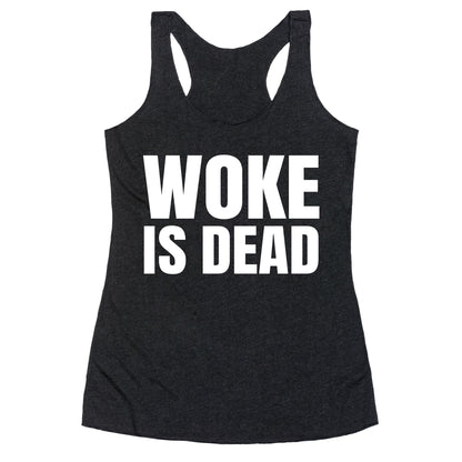 Woke Is Dead Cartman Racerback Tank